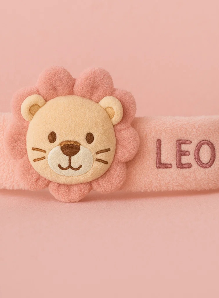 Leo Lion Baby Headband – Plush Cartoon Zodiac Style